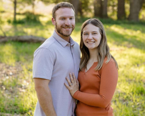 Carter Haug and his wife